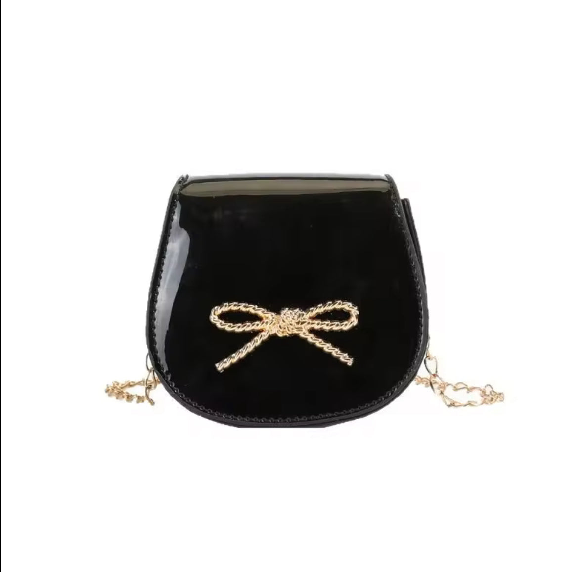 Gold Bow Bag
