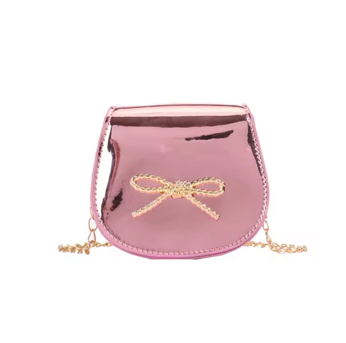 Gold Bow Bag