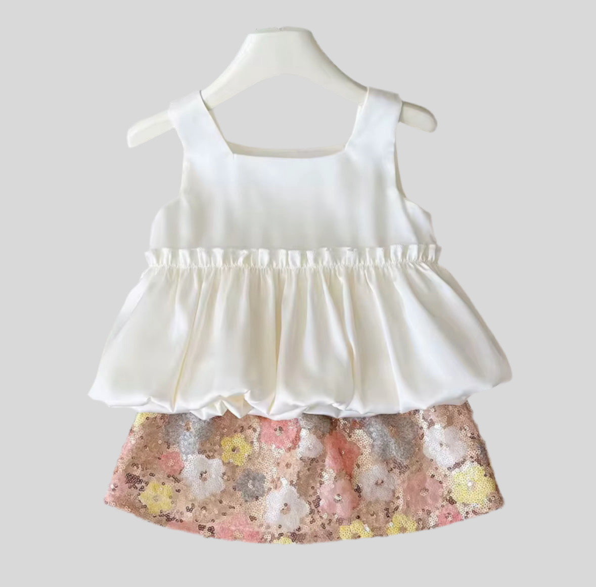 Sparkle skirt and top