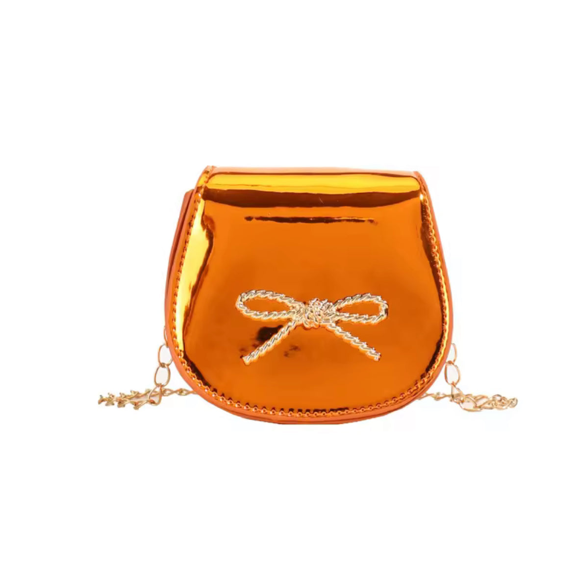Gold Bow Bag