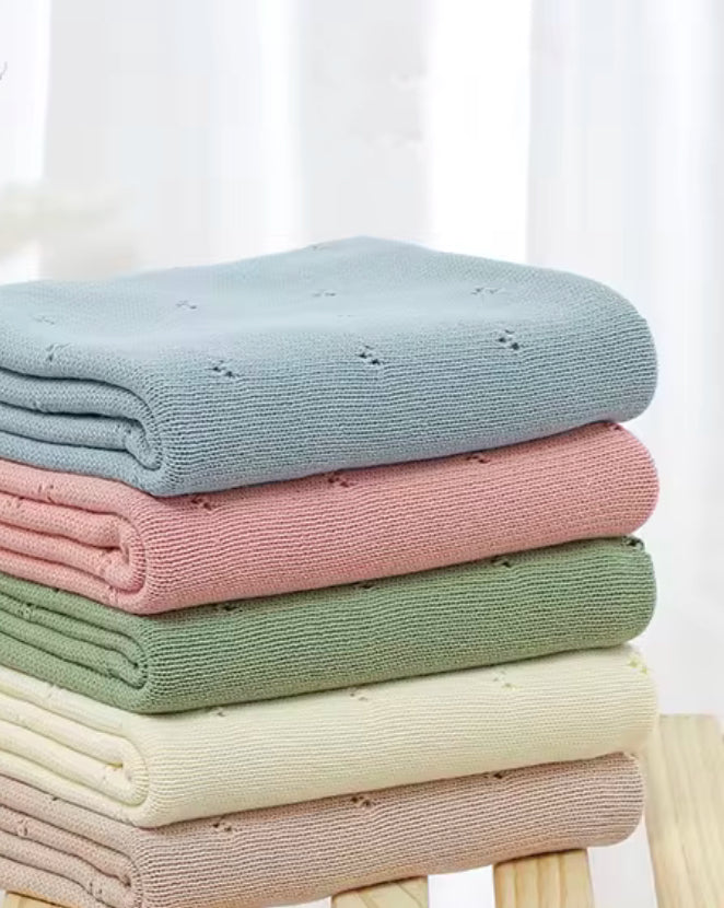 Beige Baby Blanket