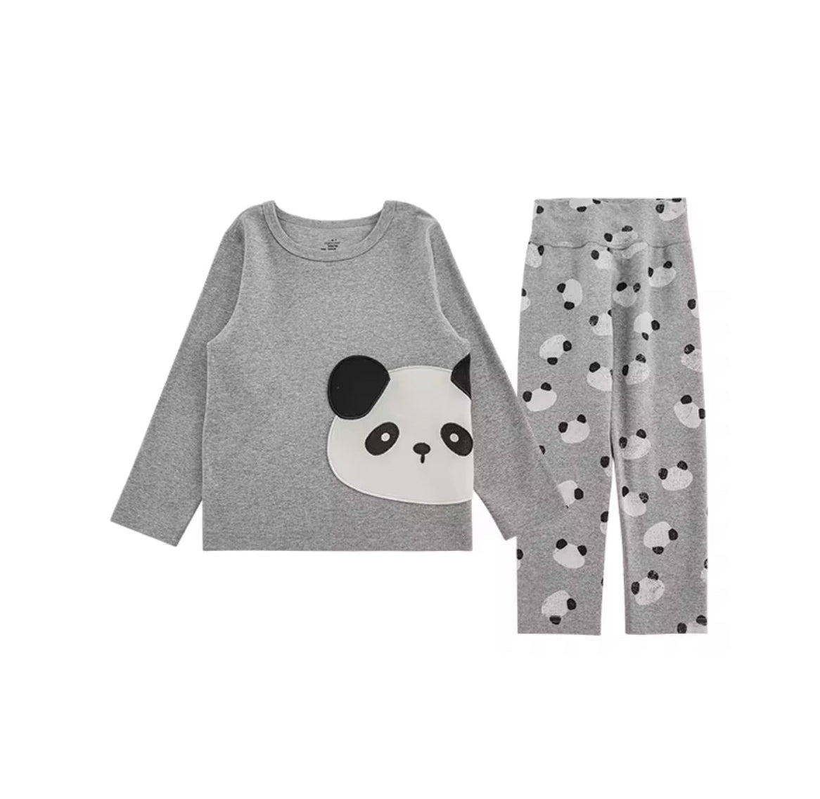 Grey Panda Pyjama
