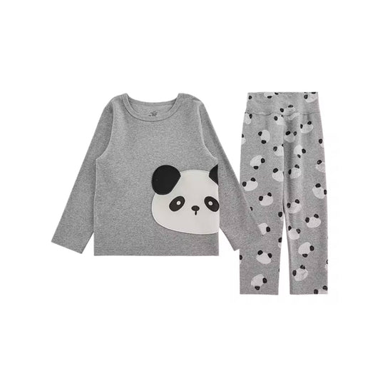 Grey Panda Pyjama