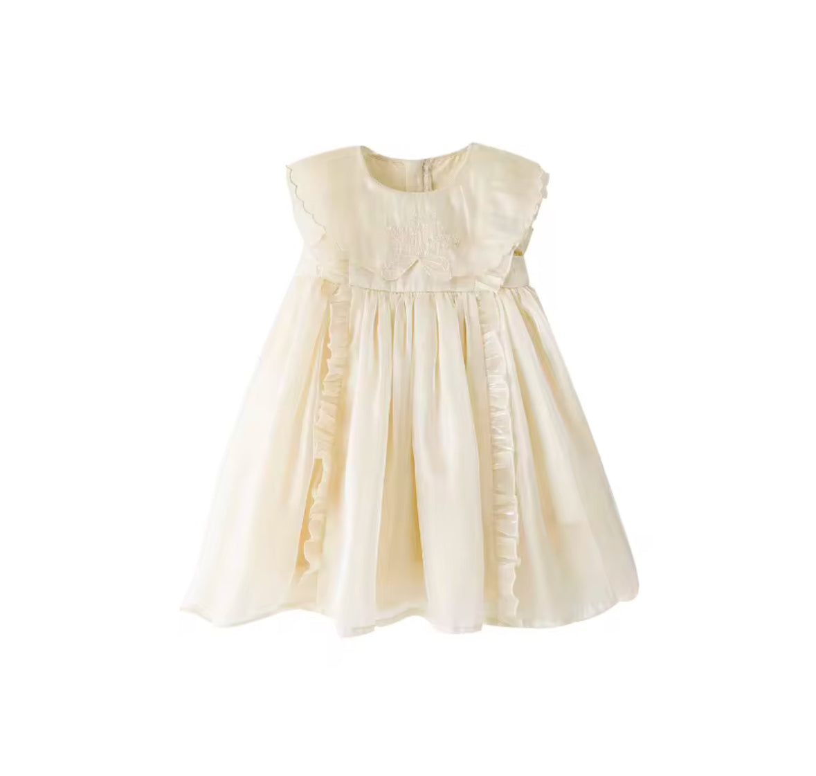 Bow Beige Dress