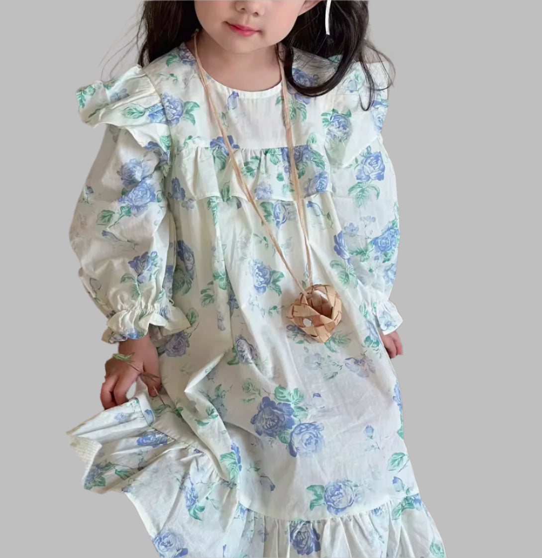 Blue Flower Dress