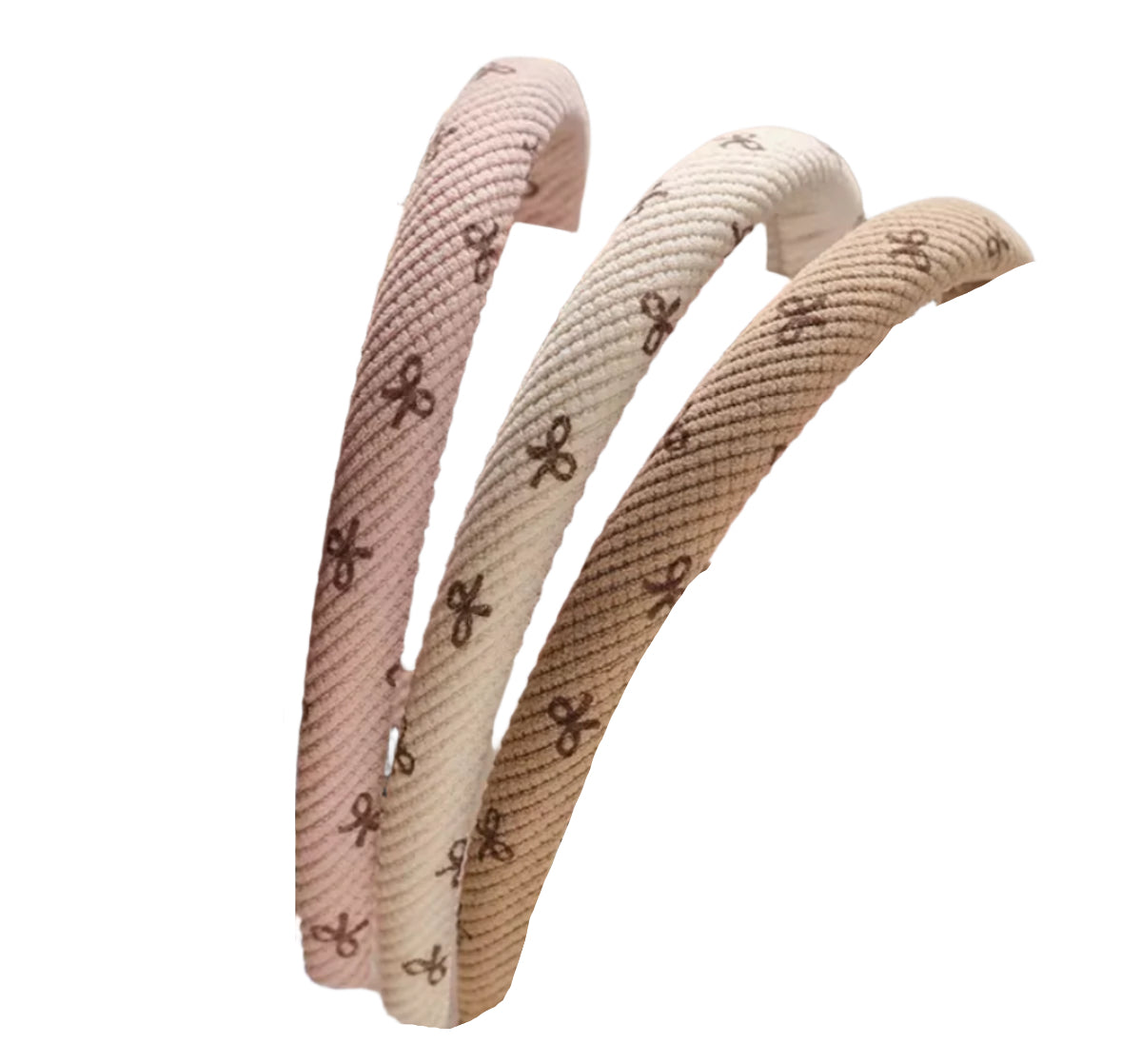 Beige Bows Headband