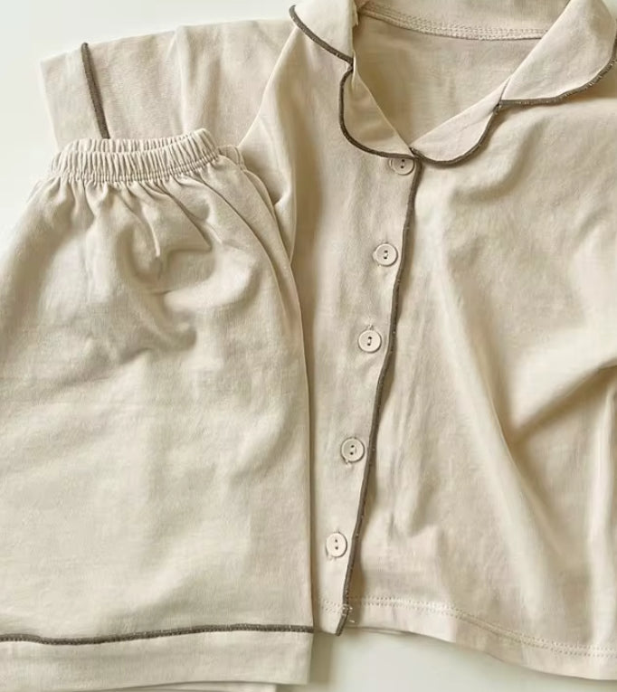 Beige Shorts Pajama
