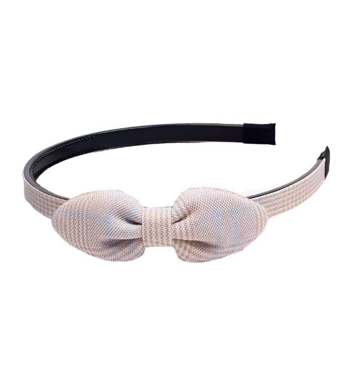 Beige Bow Headband