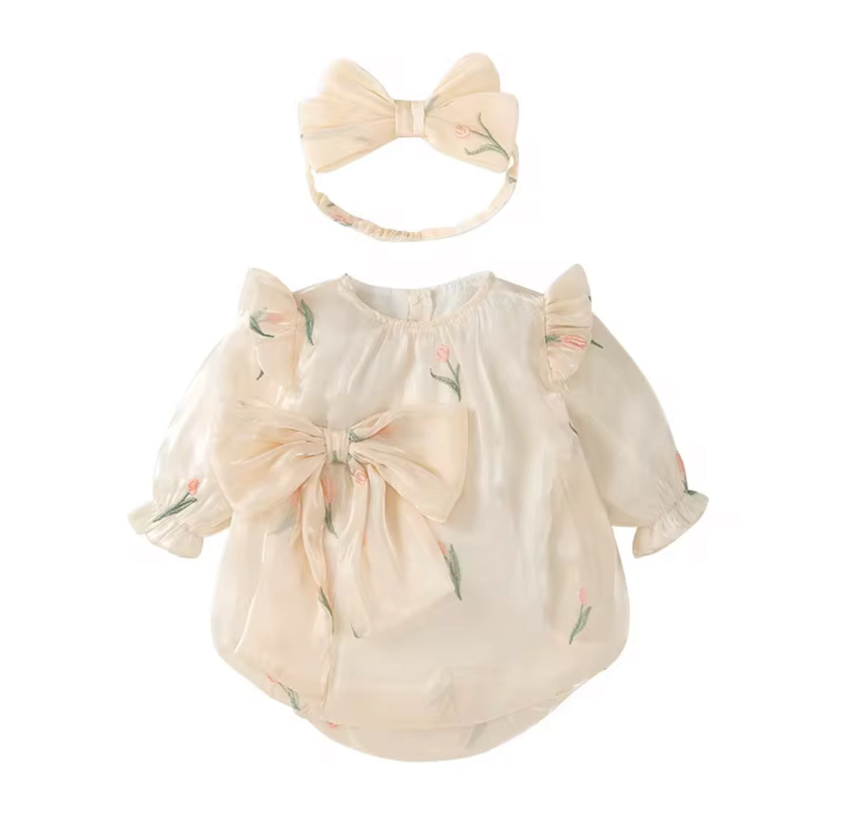 Tulips Baby Romper