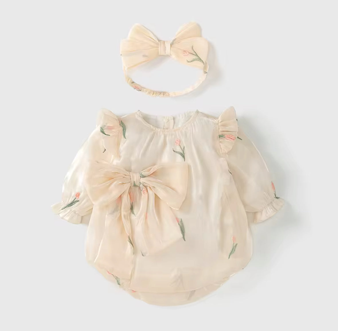 Tulips Baby Romper